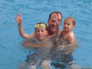 boys swimming port