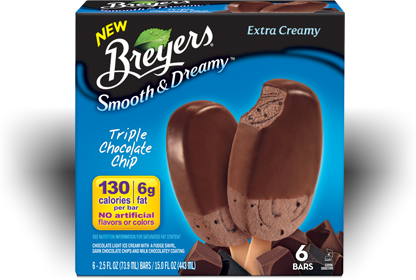breyers triple chocolate chip