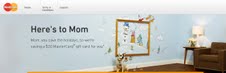 MasterCard Kicks Off Their “Here’s to Mom” $20 Gift Card Promotion