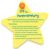 Join Me for a #PampersPinParty to Win