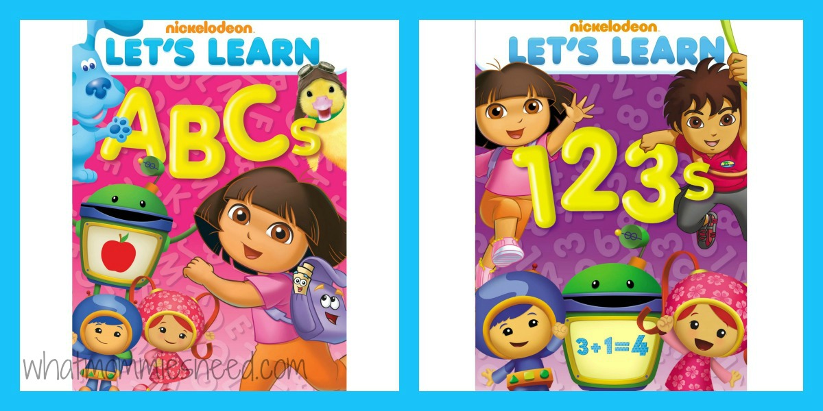 Nickelodeon DVD Releases Let’s Learn ABCs and 123s