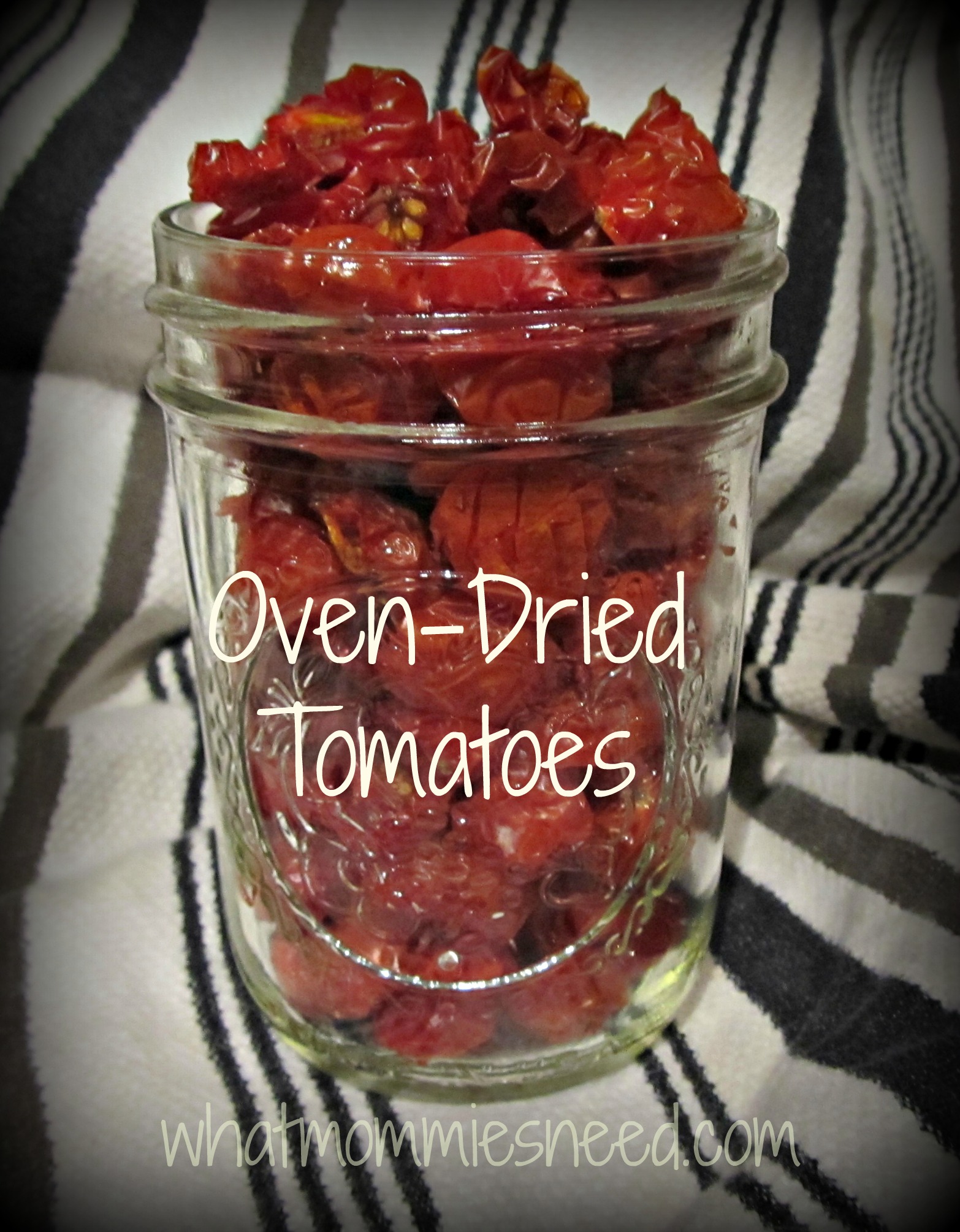 Oven Dried Tomatoes Recipe
