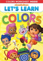 Nickelodeon Favorites Let’s Learn Colors DVD: #Giveaway