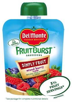 Del Monte Fruit Burst Squeezers Offers Nutrition On-the-Go!: #Giveaway