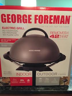 Grill Anywhere with the George Foreman Indoor/Outdoor Grill