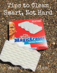 Clean Smart, Not Hard with Mr. Clean Magic Eraser #MagicEraser
