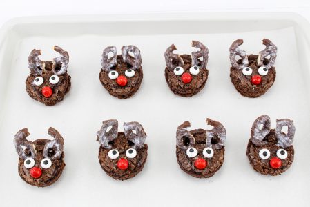 Rudolph Brownie Bites Recipe